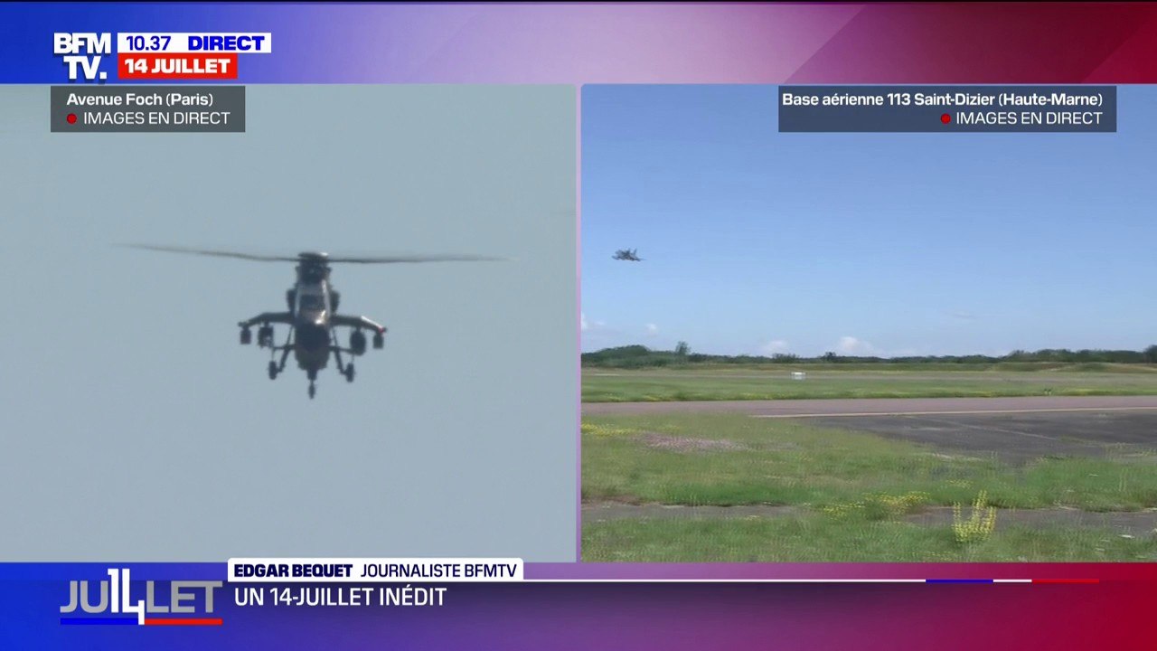 Défilé du 14-Juillet: des avions Mirage décollent de Saint-Dizier (Haute-Marne)