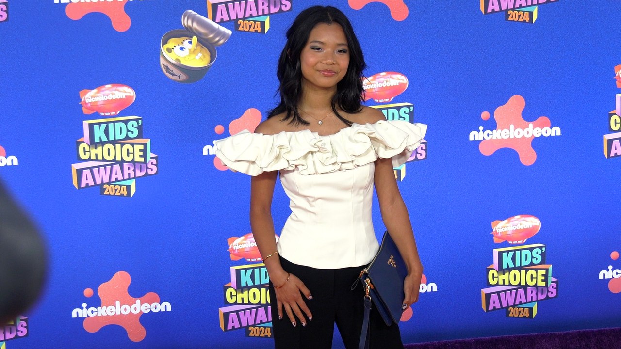 Glee Dango 2024 Kids' Choice Awards Orange Carpet