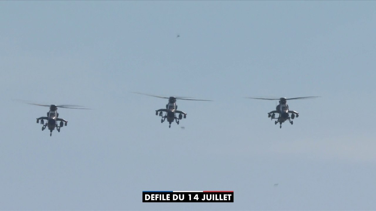 Défilé du 14 juillet : La parade aérienne survole Paris