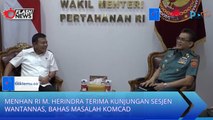 Wamenhan RI M. Herindra Terima Kunjungan Sesjen Wantannas, Bahas Soal Komcad