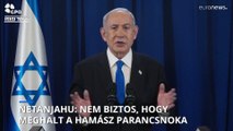 Netanjahu: Nem teljesen biztos, hogy meghalt a Hamász parancsnoka