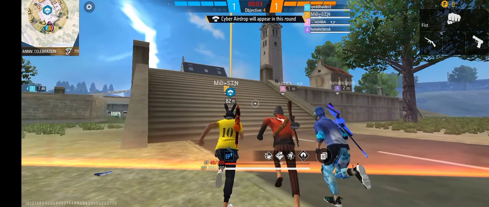 Freefire clash squad 4vs4