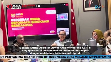 Menteri Anas Dukung KBRI Singapura