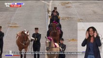 14-Juillet: l'arrivée de la flamme olympique sur l'avenue Foch