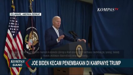 Penembakan Mantan Presiden AS Donald Trump, Joe Biden Beri Kecaman: Tidak Ada Tempat Bagi Kekerasan