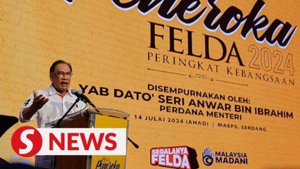 Govt to provide RM100mil supplementary subsidy for Felda, says PM