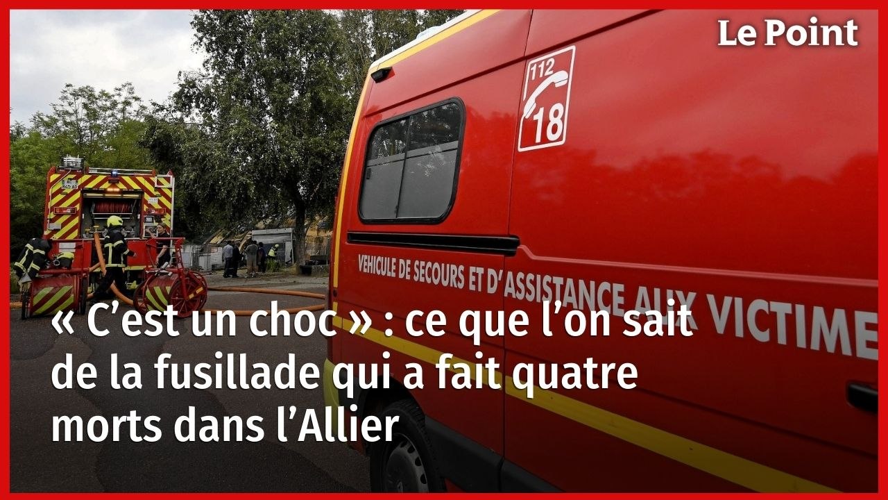 « C’est un choc » : ce que l’on sait de la fusillade qui a fait quatre morts dans l’Allier