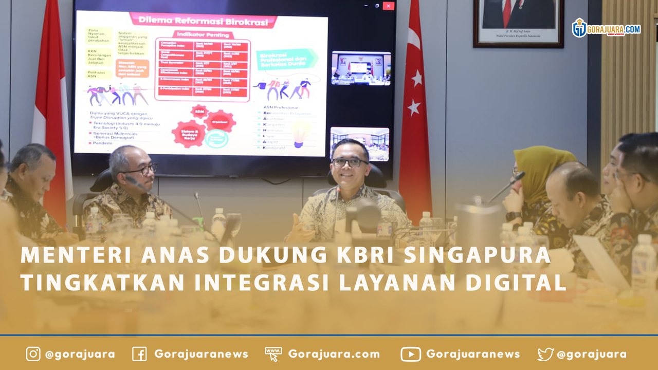 MENTERI ANAS DUKUNG KBRI SINGAPURA TINGKATKAN INTEGRASI LAYANAN DIGITAL