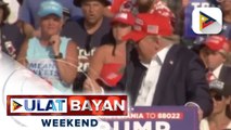 Ex-U.S. Pres. Donald Trump, tinangka umanong patayin sa gitna ng rally sa Pennsylvania