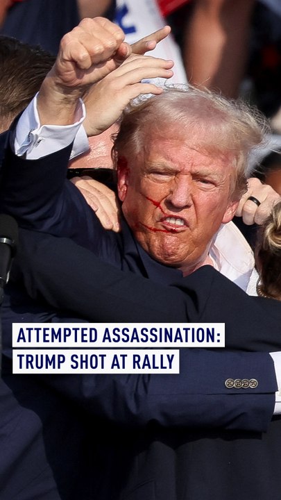 Attempted assassination: Trump shot at rally
