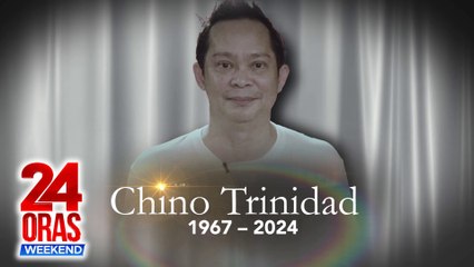Batikang sports journalist na si Chino Trinidad, pumanaw sa edad na 56 | 24 Oras Weekend