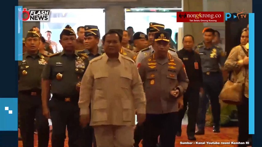 Prabowo Beri Pembekalan Kepada 960 Calon Perwira Remaja TNI-Polri 2024