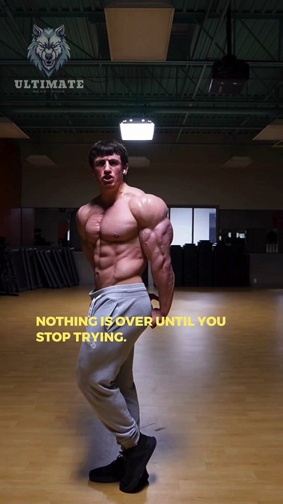 Nothing is Over Until You Stop Trying | Workout Motivation  #fitnessshorts #GetFit