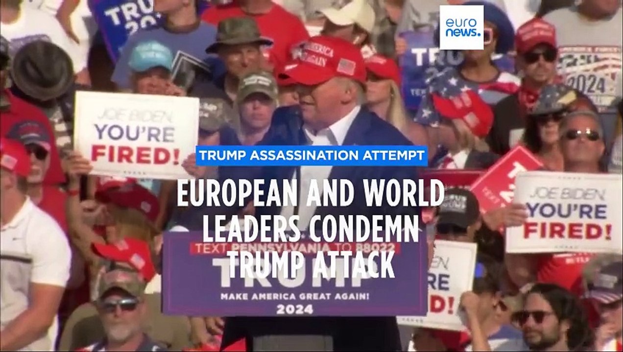 EU and world leaders react after failed assassination attempt on Trump