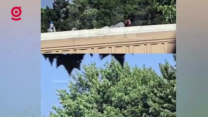 Donald Trump'a yönelik saldırı anı böyle görüntülendi!