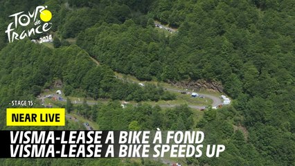 Visma-Lease a Bike speeds up   - Stage 15 - Tour de France 2024