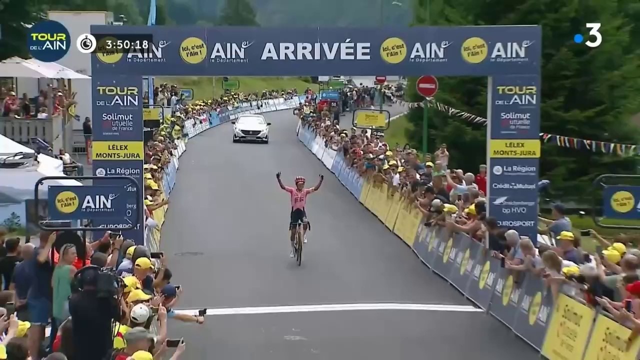 Cyclisme - Tour de l'Ain 2024 - Jefferson Alexander Cepeda fait coup double sur la 2e étape