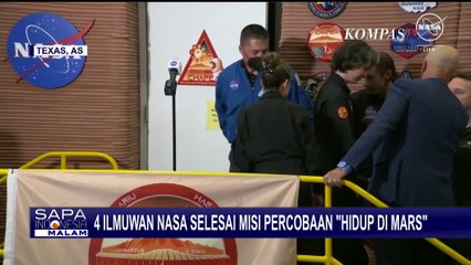4 Ilmuwan NASA Selesai Jalani Misi Simulasi 'Hidup di Mars'