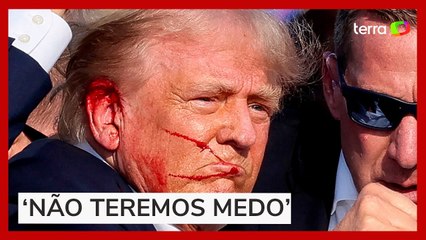 Trump se manifesta horas após atentado em comício