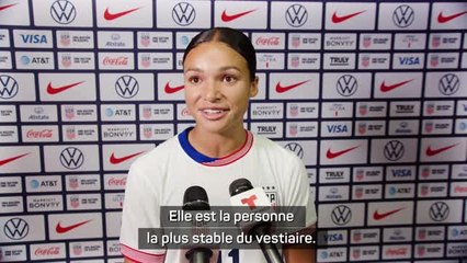 USA (F) - Smith : "Alyssa Naeher est le roc de cette équipe"
