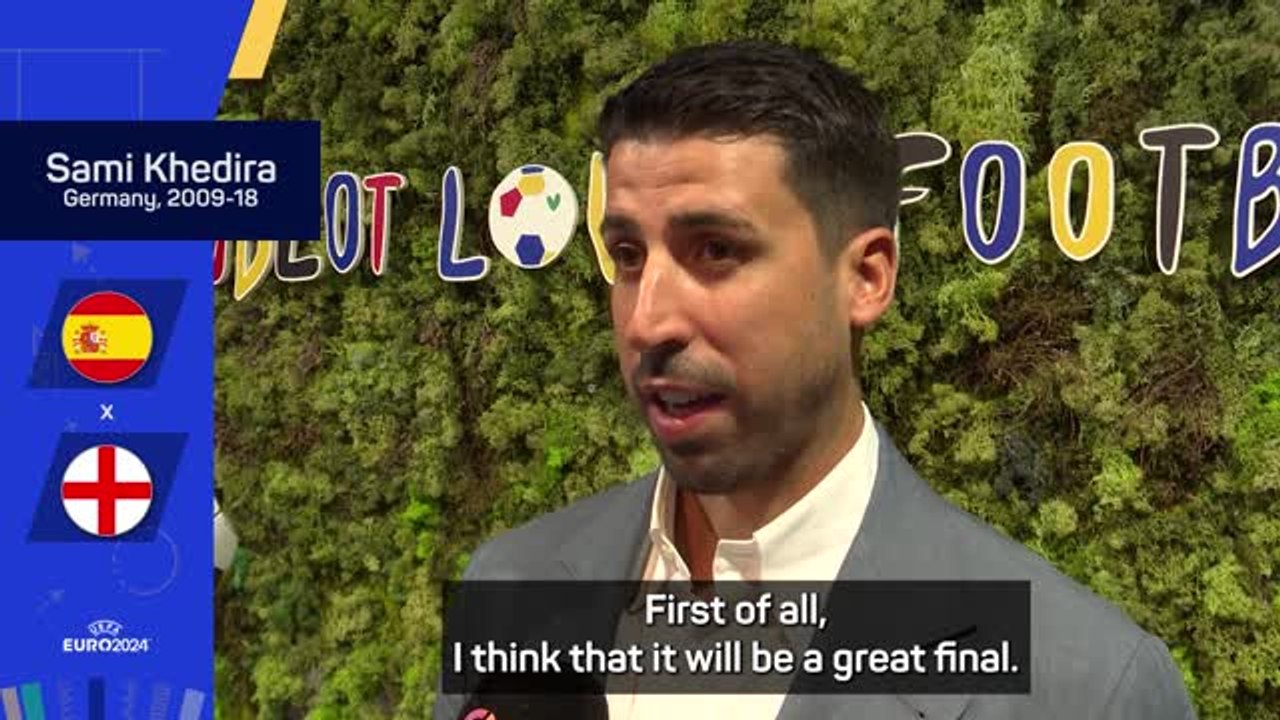 Khedira excited for Spain and England's Euro showdown