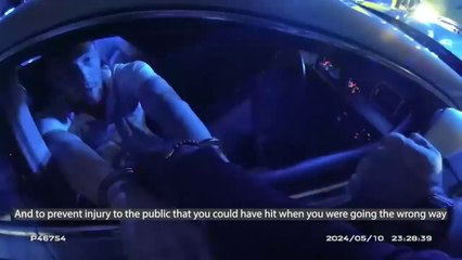 Drug dealer smashes into railing as he’s blocked by police