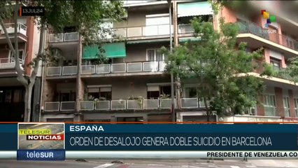Orden de desalojo provoca doble suicidio en Barcelona