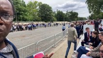 #14juillet 2024, le #traditionnel #défilé #militaire s’est déroulé #avenue #Foch, #journalistes obligés d’attendre le #depart du #president #macron