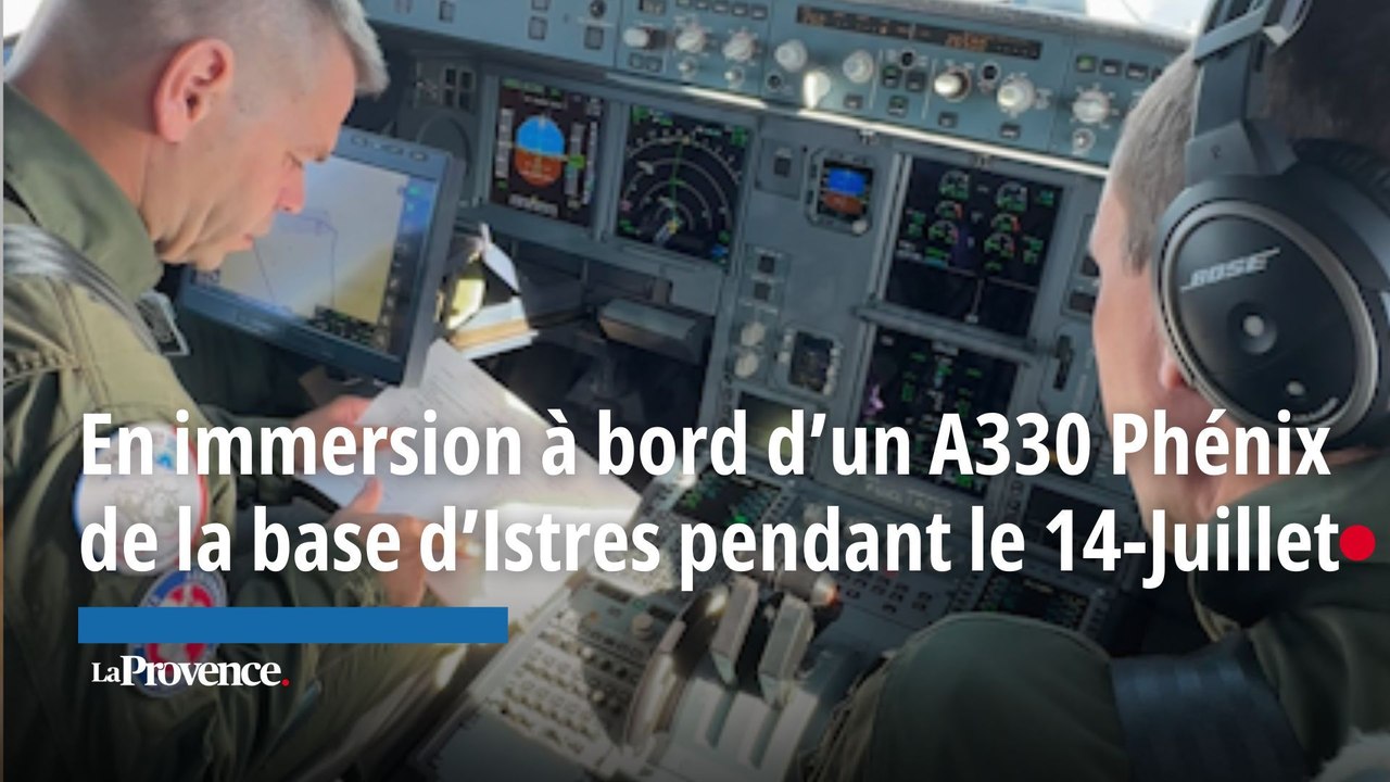 En immersion à bord d’un A330 Phénix de la base d’Istres pendant le 14-Juillet