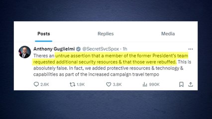 미 비밀경호국·FBI "트럼프 추가 경호 요청 거부 없었다" / YTN