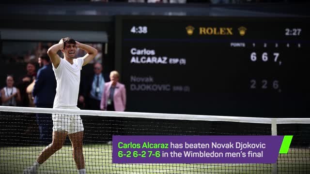 Breaking News - Carlos Alcaraz wins Wimbledon