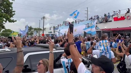 Copa America - Les fans argentins font la fête à Miami avant la finale