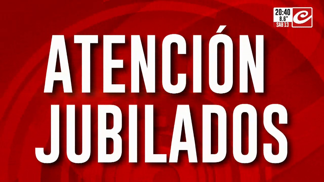 Jubilados: sigue la moratoria