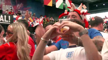 England fans in London gear up for Euros match