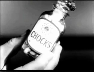 1960s Chocks vitamins TV commercial (stop-action animation)