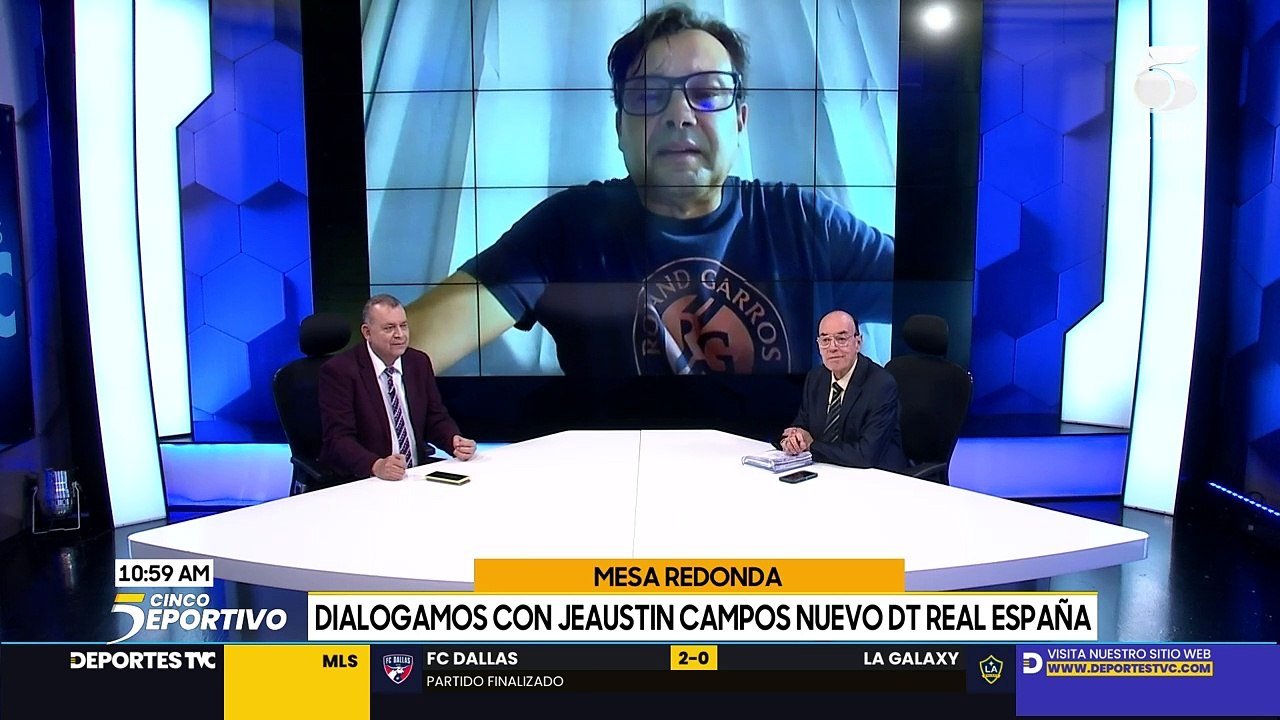 Mesa Redonda - Entrevista con Jeaustin Campos, DT Real España - Análisis de Eurocopa y Copa América - 14/07/2024