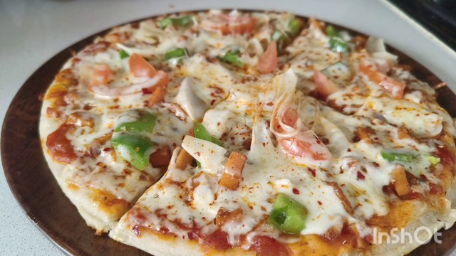 Homemade No Oven Pan Pizza # Super Delicious Sausage pizza#Yummy Foods