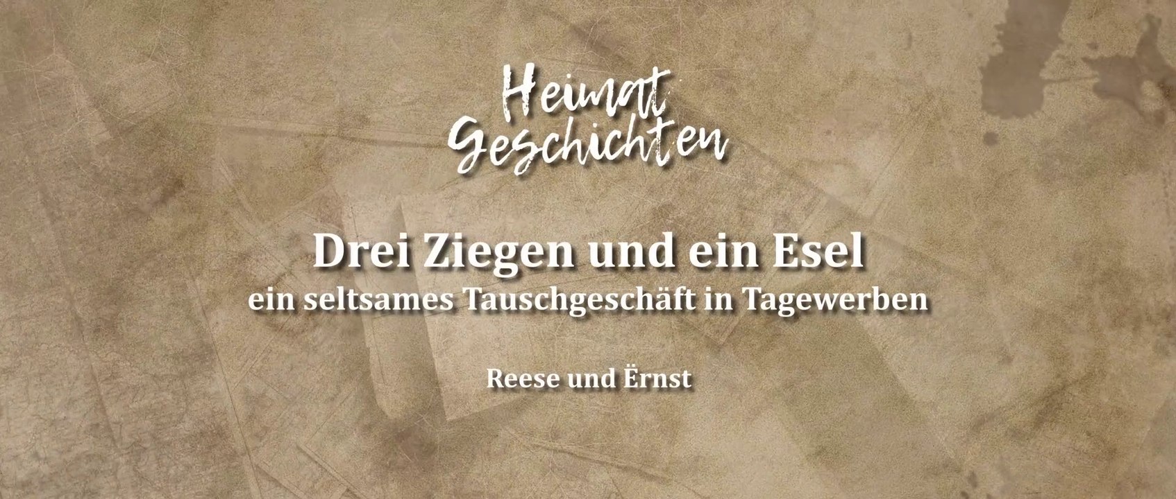 DREI ZIEGEN UND EIN ESEL