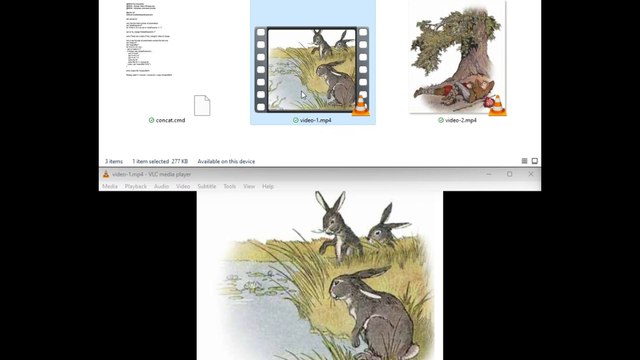 How to join video files in a semi-automated way