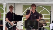 QE Jazz Band performers at the church family fun day, video by Alan Quick IMG_7485