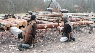 IMG_0578 CLIP Meßkirch (D), 8 400 habitants, Campus Galli, bois