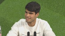 Tennis - Wimbledon 2024 -  Carlos Alcaraz : 