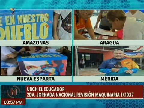 Mérida | Militantes del mcpio. Campo Elías realizan chequeo de la maquinaria del 1X10X7