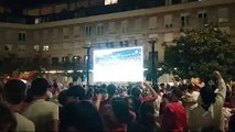 Pamplona estalla con el gol de Oyarzabal que hace a España campeona
