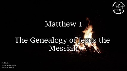 Matthew 1 - Audio Bible (NASB) with Scrolling Text