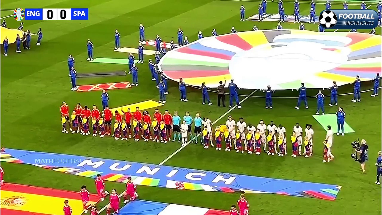 Euro 2024 Final England vs Spain 1-2 Latest Highlights  All Goals