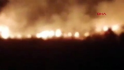 Antalya'da orman yangını: Gece gündüze döndü