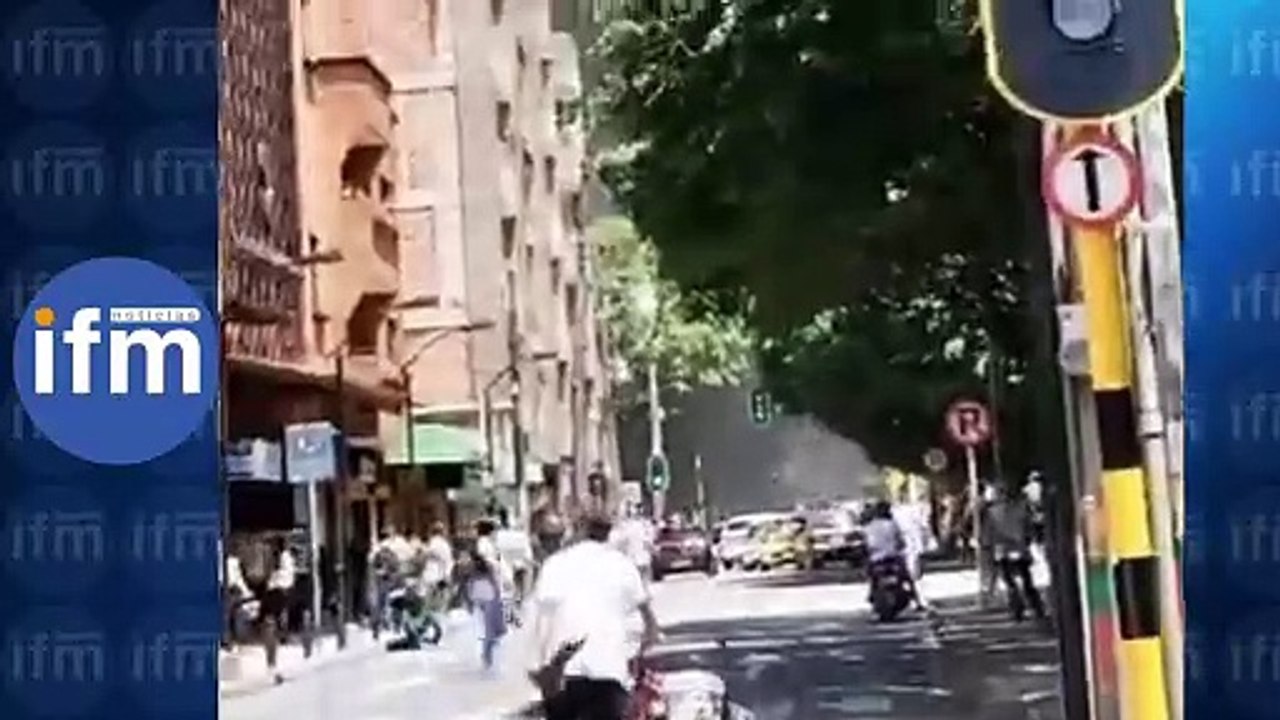 Incendio en El parque de Itagui