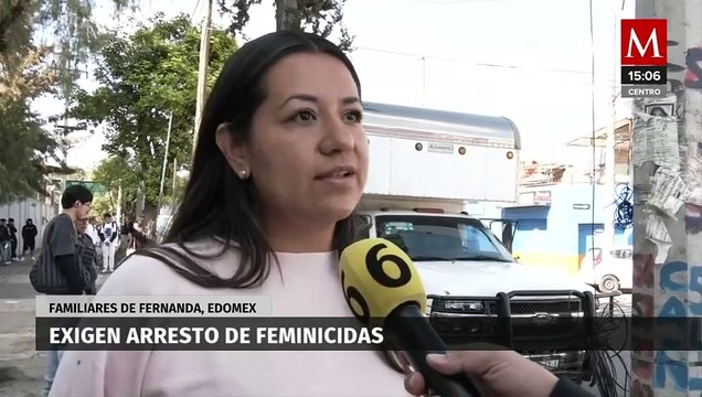 Familiares continúan exigiendo la detención de los presuntos feminicidas de Fernanda en el Edomex