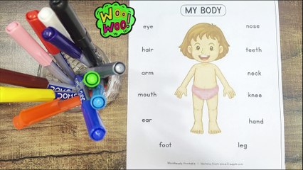 Videos for Kids | Body parts learning | kids learning videos | learn body parts | #bodyparts #abcd